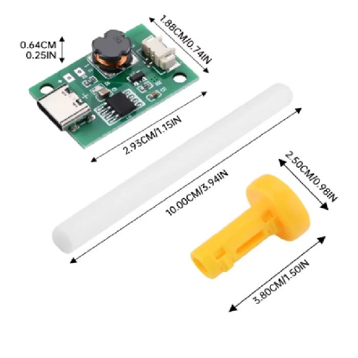 Ultrazvočni modul za atomizacijo vode s kanalom 5V USB-c